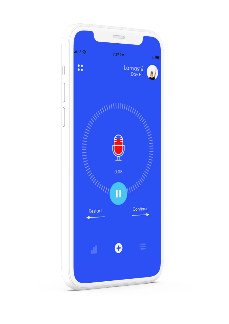 Journify Audio Journal Reduce Burnout Record